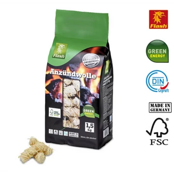 Lână din lemn pentru aprinderea focului de 1,5 kg