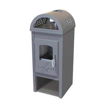 Șemineu curbat de marca Thalia Nera Plus Eco