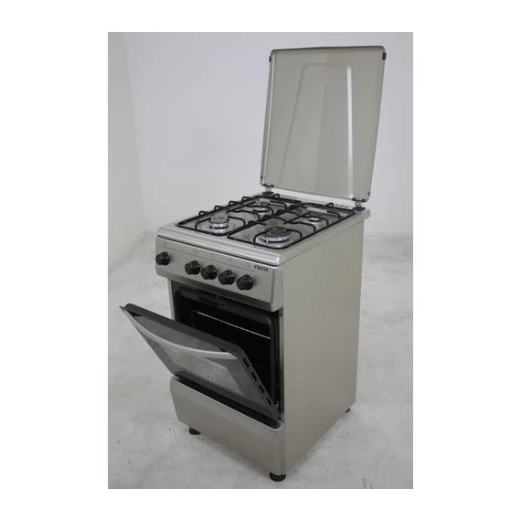 Aragaz pe gaz Hunor PB cu butelie de gaz, alb, cu capac metalic, 50x60cm (FS5401MXZW LPG)