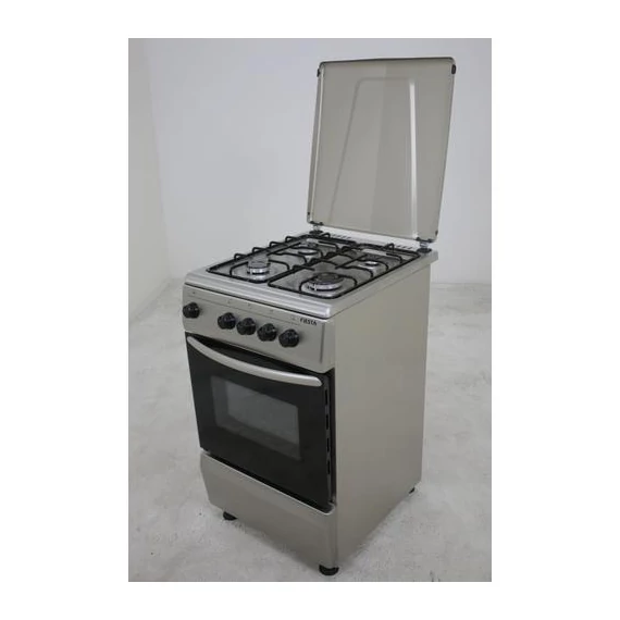 Aragaz pe gaz Hunor PB cu butelie de gaz, alb, cu capac metalic, 50x60cm (FS5401MXZW LPG)