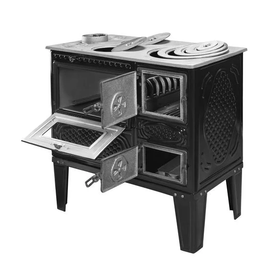 Hunor YTK 210 sparhelt negru (stânga) 7,85 kW