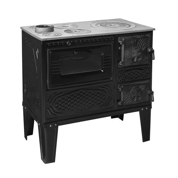Hunor YTK 210 sparhelt negru (stânga) 7,85 kW