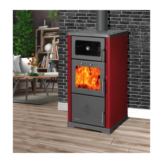 Șemineu cu  parte de cuptor de marca Vera cu focar cu apă (24,9kW)