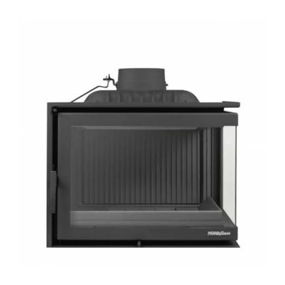 Șemineu Nordflam Etna ECO u sticlă pe partea dreaptă 13kW