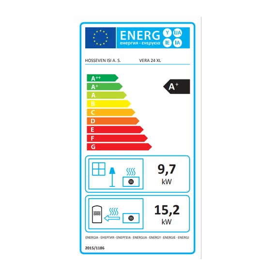 Șemineu cu apă de marca Vera (cu putere de 24,9kW)