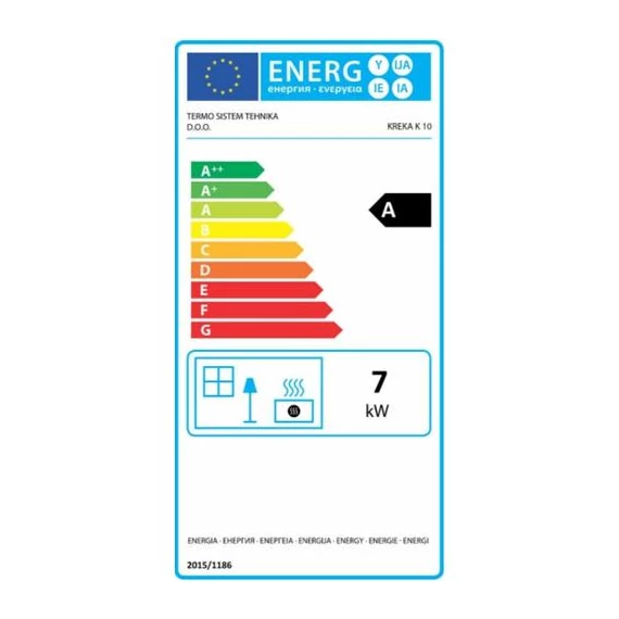 Șemineu curbat de marca Termo Kreka K10