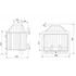 Imagine 2/2 - Ferguss FG-20W / C20W șemineu cu apă încorporat cu inserție