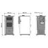 Imagine 3/4 - Șemineu cu  parte de cuptor de marca Vera cu focar cu apă (24,9kW)