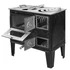 Hunor YTK 210 sparhelt negru (stânga) 7,85 kW
