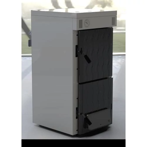 Cazan din fontă cu combustibil solid de marca Hunor LX cu 4