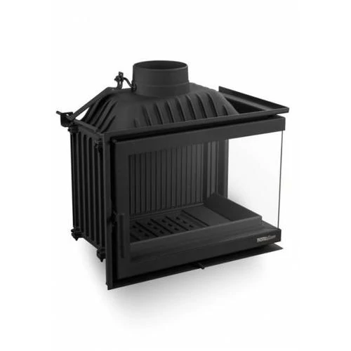 Șemineu Nordflam Etna ECO u sticlă pe partea dreaptă 13kW